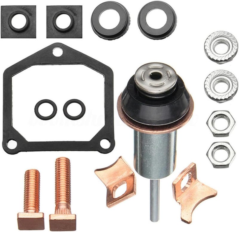 LPFIDI Starter Repair Rebuild Kit 228000-6660 Plunger Contacts Set Compatible For Toyota Subaru Honda - Image 1